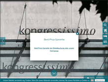 Tablet Screenshot of kongressissimo.de